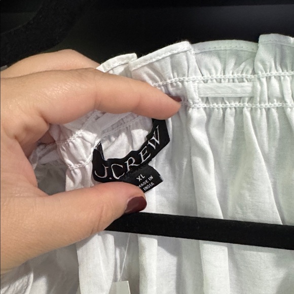 J. Crew Ruffle-Trim Button-Up Top - Picture 4 of 9